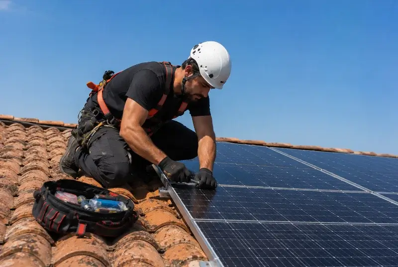 Maintenance et monitoring de panneaux solaires à Cahuzac
