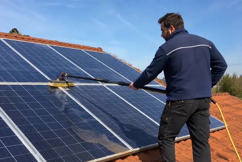 Nettoyage et entretien de panneaux solaires à Cahuzac